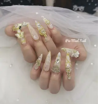 ネイル HANA 長さだしのネイルデザイン