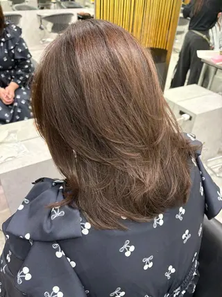 ミディアム 🌷レイヤー・ボブ /tomomi🌷のヘアスタイル
