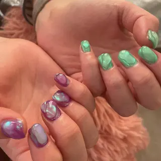 ネイル 栗田 ゆう子のネイルデザイン