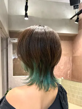 ミディアム 🩵縮毛矯正/ブリー チ/髪質改善/いつかのヘアスタイル