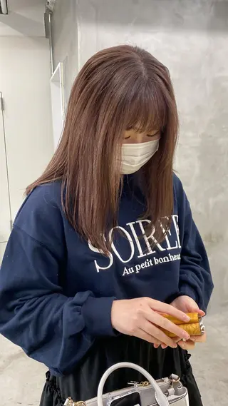 ミディアム カラー yiye 青山所属・無料カットモデル募集 🌱ひょうがのヘアスタイル