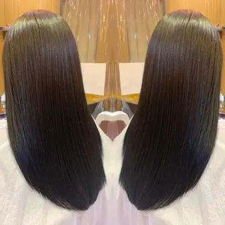 ロング カラー ヘアアレンジ beautism clock所属・韓国風🇰🇷うる艶 レイヤー/海青🫧のヘアスタイル