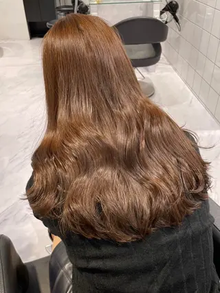 ロング カラー 表参道♡暗髪^ྀི 艶カラー♡アユミのヘアスタイル