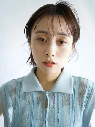 ミディアム 頭皮につけないカラー /白髪ぼかし/実加永のヘアスタイル