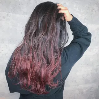 ロング カラー アンダーバーホワイト_WHITE所属・_WHITE芝本 賢吾【天王寺店】のヘアスタイル