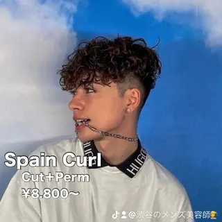 ショート パーマ メンズ 【メンズサロン】 BLUCK 横浜のヘアスタイル