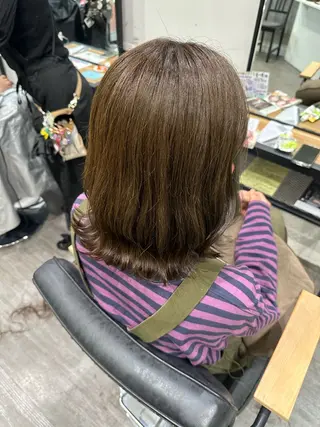 ミディアム カラー 艶髪レイヤー上田 紗也🇰🇷💗のヘアスタイル