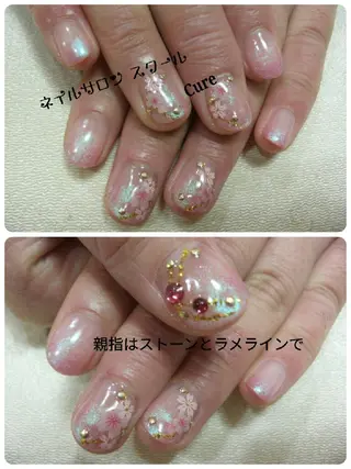 ショート ネイル ネイルサロン Cureのネイルデザイン
