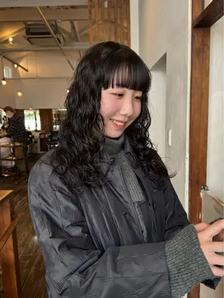 ロング パーマ MOK大阪梅田店 Asahiのヘアスタイル