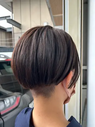 ショート カラー 美容室 Jフィドルファドル所属・わきた かずなのヘアスタイル