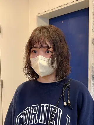 ミディアム パーマ RYOMA/ 似合わせ🎧🤍のヘアスタイル