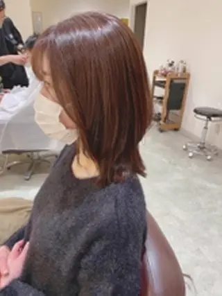 ミディアム カラー ARCH FREE予約のヘアスタイル