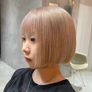 ショート カラー ヘアアレンジ three所属・three Natsumeのヘアスタイル