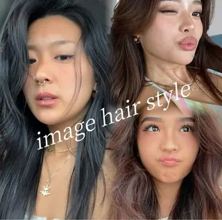 カラー calna 古賀 菜摘のヘアスタイル