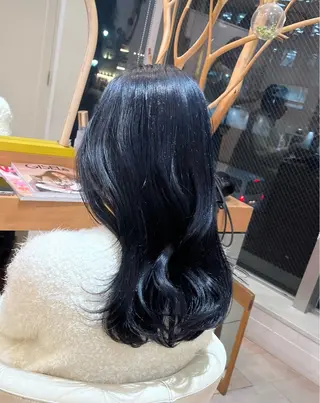 セミロング カラー LUNA🌙韓国ヘア 🌙レイヤーカットのヘアスタイル