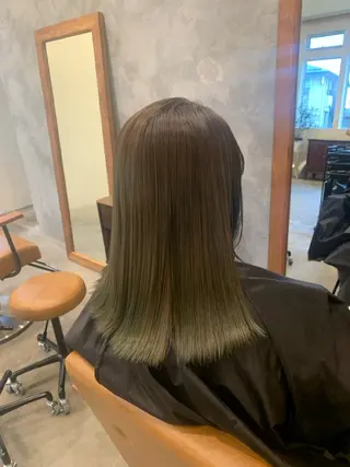 セミロング カラー BLUCK所属・優衣 /山形/ BLUCK hairのヘアスタイル