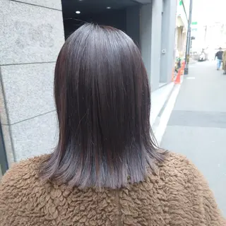 ミディアム カラー 髪質改善ストレート Kantaのヘアスタイル