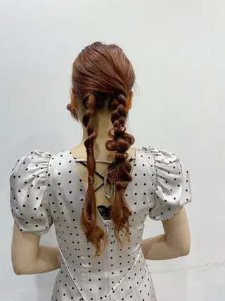 ロング ヘアアレンジ 髙木美緒🌿 レイヤー/アレンジのヘアスタイル