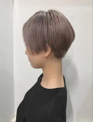 ショート カラー lani 天神大名/ブリーチのヘアスタイル