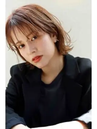 ミディアム 原 里美のヘアスタイル