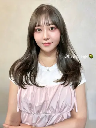 ロング カラー カノン/アニオタ🧡 暖色/酸性ストレートのヘアスタイル