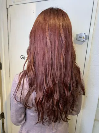 ロング カラー ノグチ ナツコのヘアスタイル