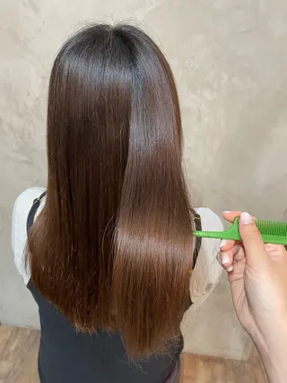 ロング 坂本 菜摘のヘアスタイル