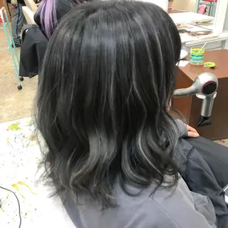 ミディアム カラー 💘カラー人気Ｎｏ. １💘SAYAのヘアスタイル