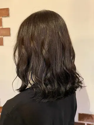 ミディアム 顔周りカット🍑 Zina難波 Akiのヘアスタイル