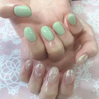 ネイル 西岡 杏のネイルデザイン