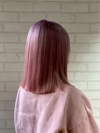 ミディアム カラー vis lien　川口店所属・土屋 咲希のヘアスタイル