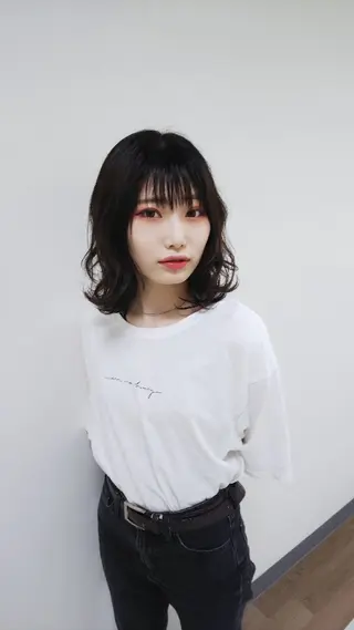 ミディアム over two所属・over two  藤が丘のヘアスタイル