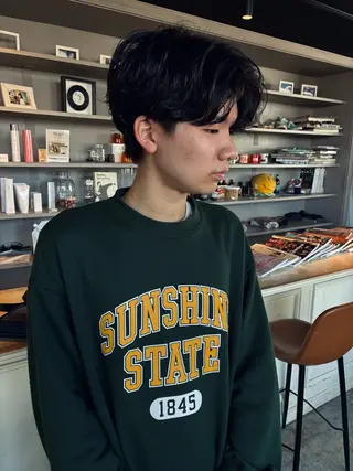 パーマ メンズ 新規再来率No.1 金山/メンズパーマのヘアスタイル