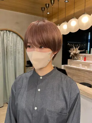 ショート 🩵縮毛矯正/ブリー チ/髪質改善/いつかのヘアスタイル