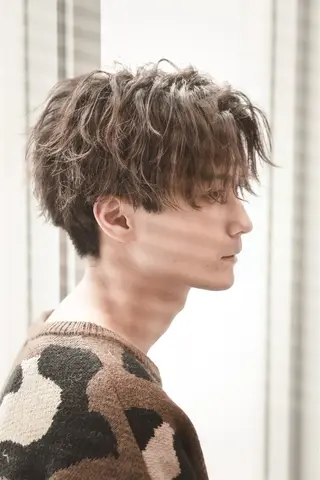 ショート カラー メンズ Rino金山所属・Rino金山 SHINYAのヘアスタイル