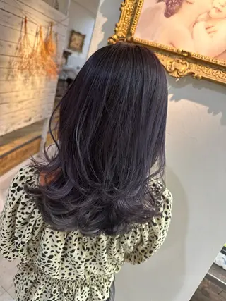 セミロング 飯星慧斗 /ブリーチ、縮毛矯正のヘアスタイル