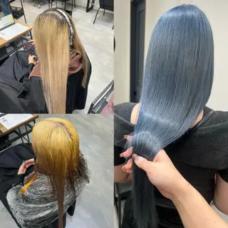 セミロング カラー いろあそび所属・ショート/ウルフ カットモデル募集のヘアスタイル