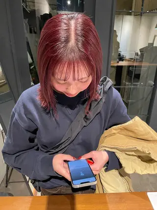 カラー ハナ🌼 梅田/ボブ/パーマのヘアスタイル