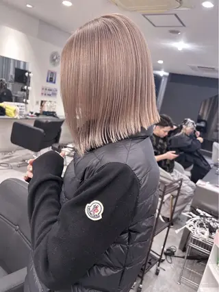 ミディアム king highlight&extensions梅田所属・髪質改善/似合わ せ/ダブルカラー盛田のヘアスタイル