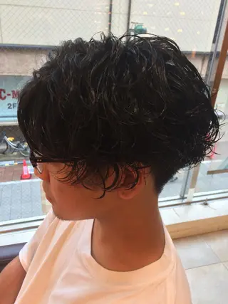 カラー パーマ ヘアアレンジ メンズ メンズパーマの巨匠 鈴木純のヘアスタイル