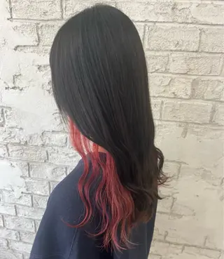 ロング 池袋艶カラー/メイク 🎀Rina🎀💚のヘアスタイル