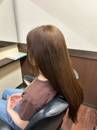 ロング カラー 篠田 蒼のヘアスタイル
