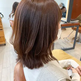 ミディアム SALOWIN 銀座一丁目店所属・髪質改善/縮毛矯正 🎀小林 唯 🎀のヘアスタイル