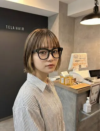 ミディアム カラー 20代、30代からの おしゃれ🍃笹岡航太のヘアスタイル