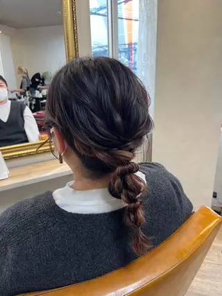 ミディアム Chocolat阿部野所属・なかじま ささらのヘアスタイル