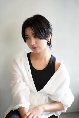 ショート カラー 加賀 千聖 /soigneのヘアスタイル