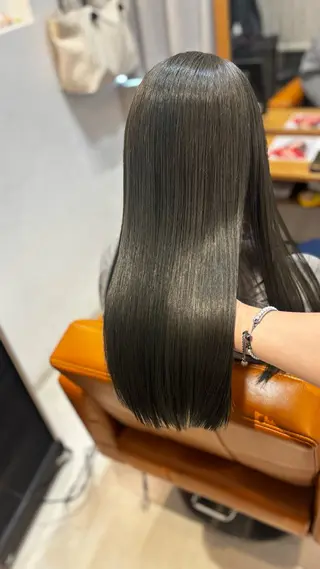 ロング カラー 【完全個室】髪質改善 暖色カラー/山崎唯奈のヘアスタイル