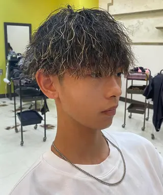 パーマ メンズ 年間2000名担当◎ パーマ職人/仲原佑樹のヘアスタイル