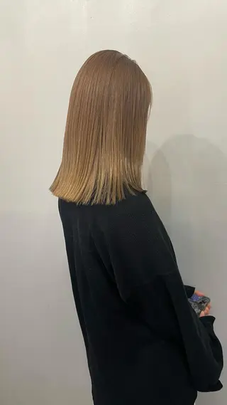 セミロング カラー 💐ナチュラルヘア Kroda💐のヘアスタイル