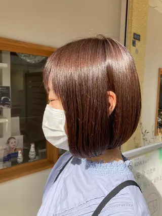 ミディアム カラー en't所属・【女性指名No.1】 西口直子のヘアスタイル